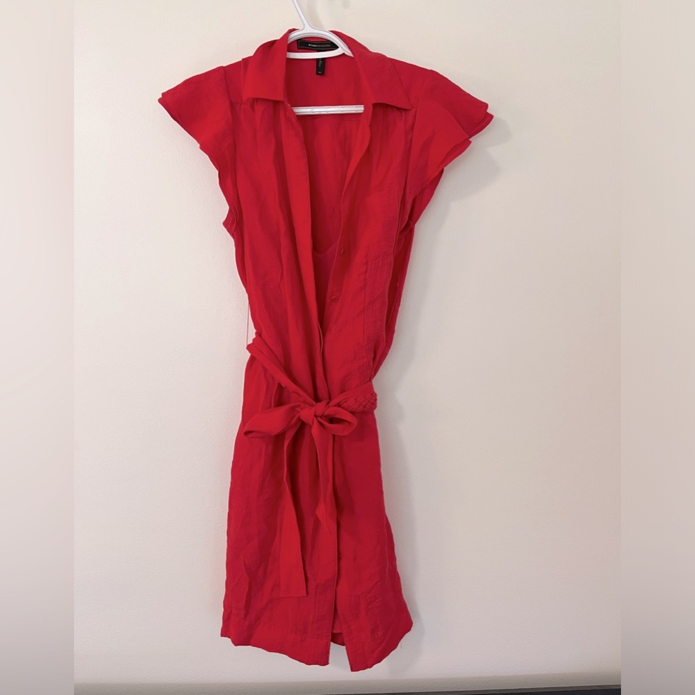 BCBG - Summer wrap dress with belt